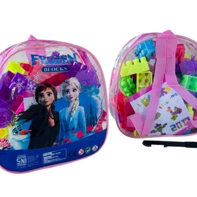 CHILDREN'S TOYS EDUCATIONAL ASSEMBLE AND DISASSEMBLE PROZEN BAG BLOCK ...