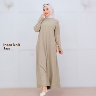 Abaya Inara Viral Knit Material Latest Model 2024 Gamis Oversize Daily ...