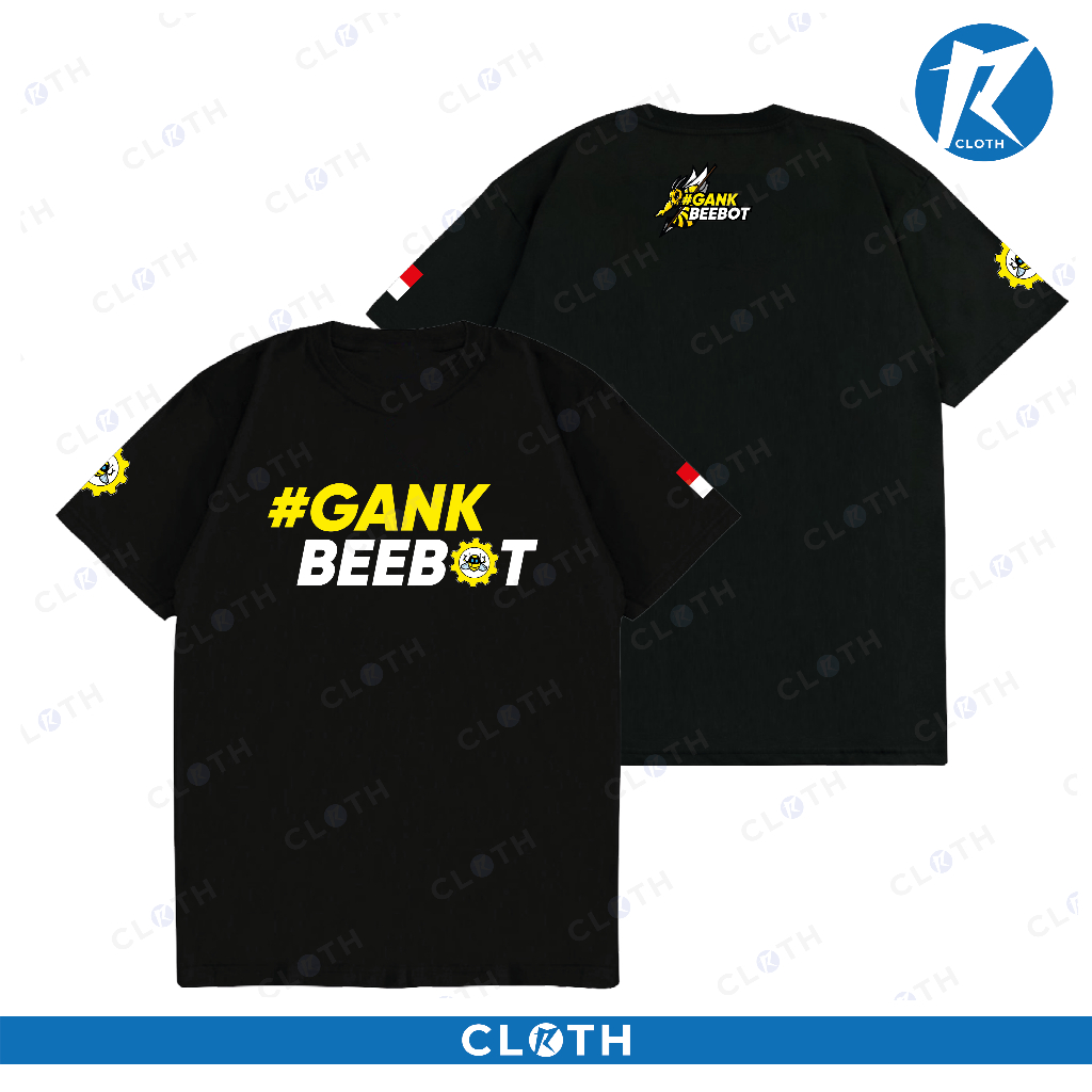 T-shirt Gank Beebot Beebot Automotive Indonesia Bee Premium Quality ...