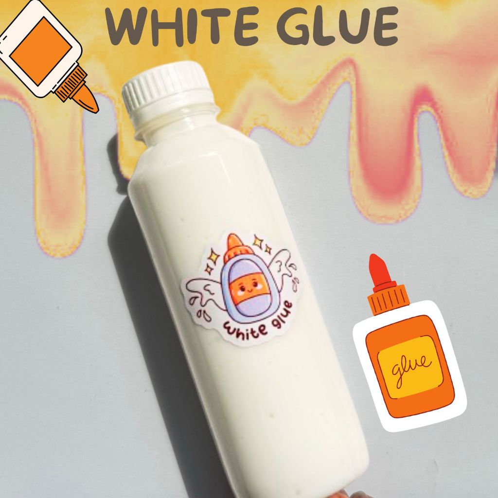 PUTIH KAYU White GLUE/WHITE GLUE/FOX GLUE Wood GLUE SLIME Material ...