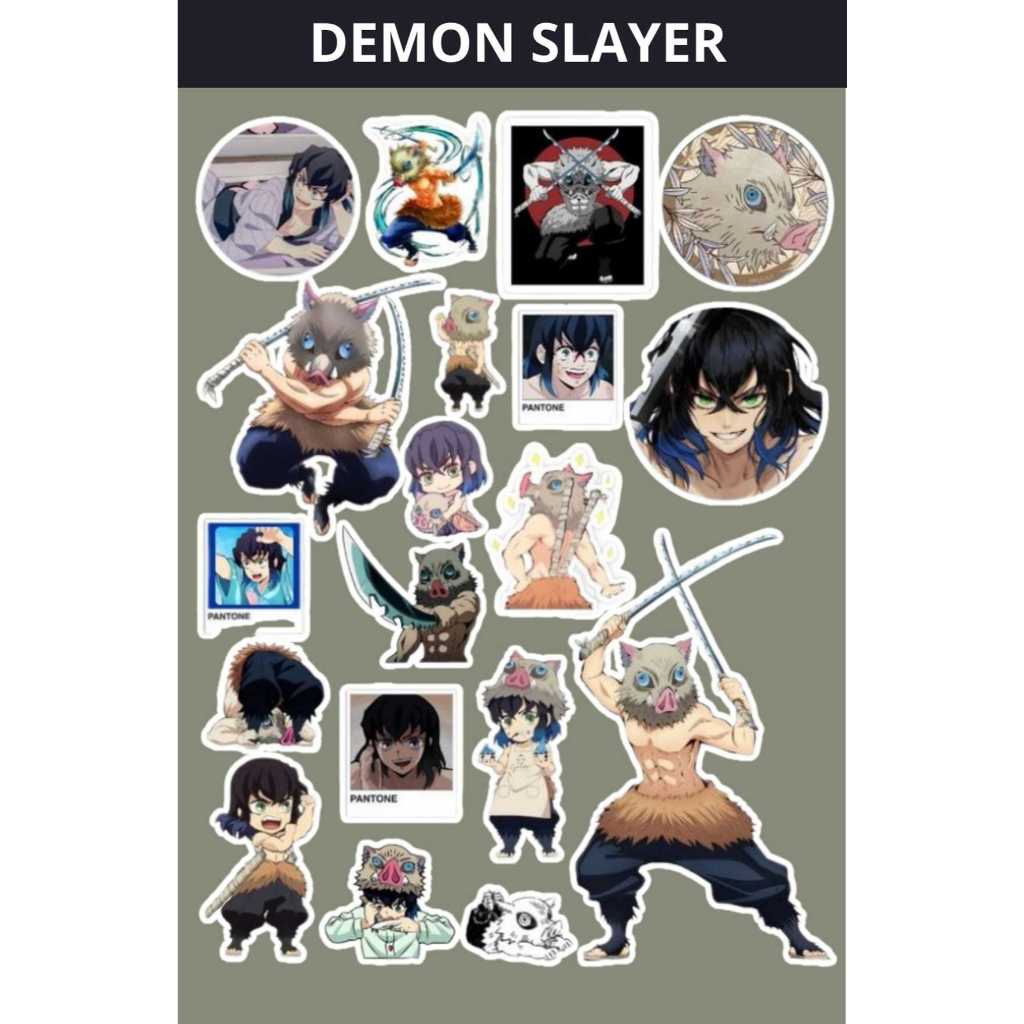 Anime DEMON SLAYER Sticker | Shopee Philippines