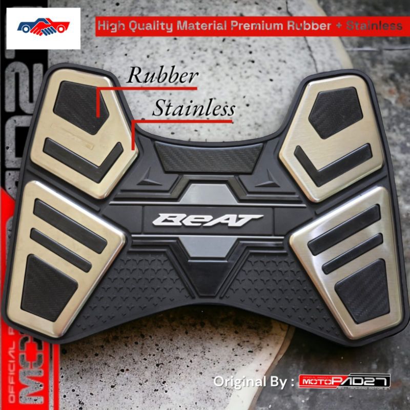 Motorcycle carpet footrest BEAT DELUXE BEAT STREET 2020-2025 m27 ...