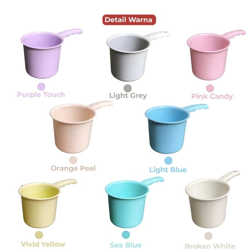 Thick Colorful PASTEL Color PLASMA Bath Dipper | Shopee Philippines