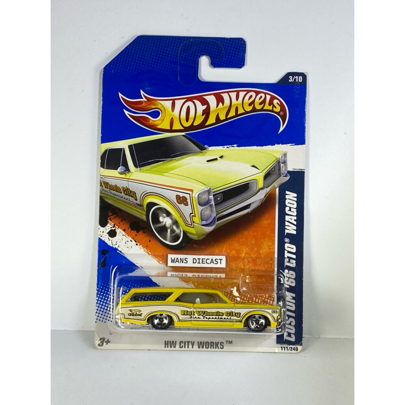 Hot Wheels Custom 66 GTO Wagon Yellow hw city works | Shopee Philippines