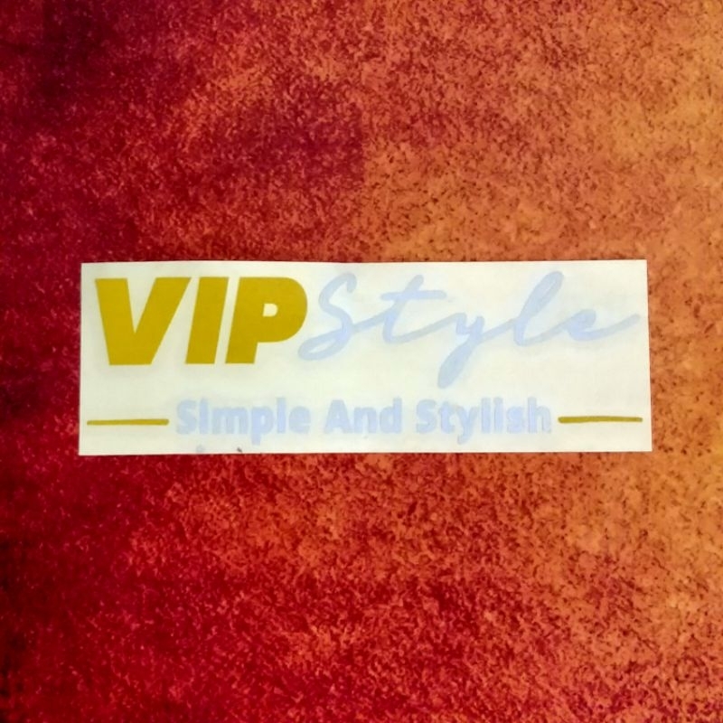 VIP Style Sticker*** Sticker for Motorcycle Waterproof | Shopee Philippines