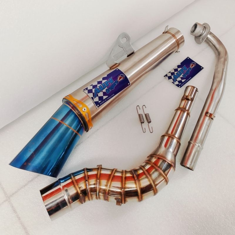 Aun pipe Canister conical open specs exhaust pipe for wave 125 xrm 110/ ...