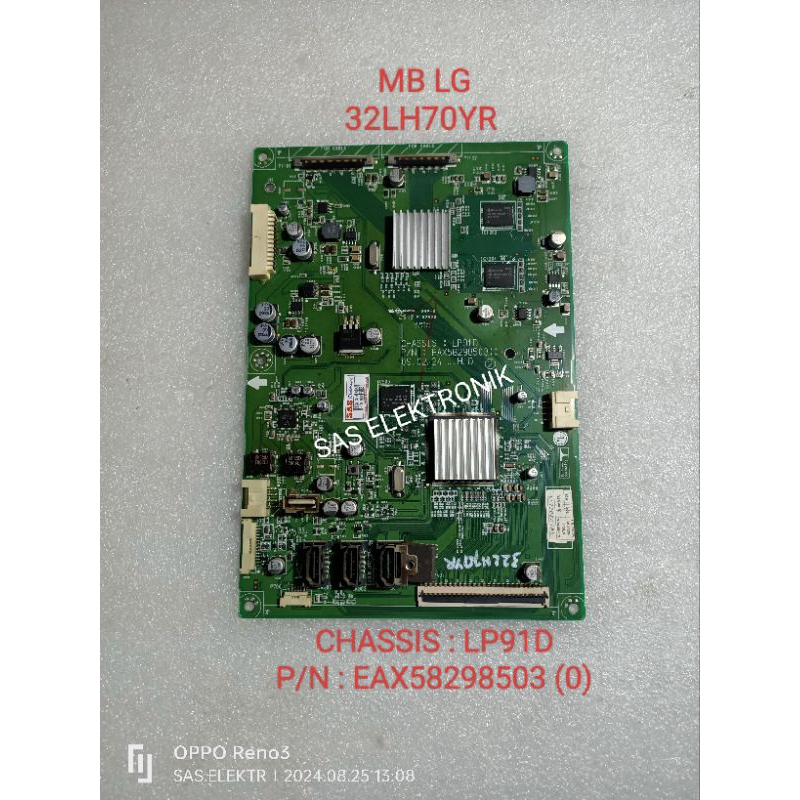 MESIN MB BOARD MOTHERBOARD PLAYBOARD LG LED TV MACHINE 32 INCH 32LH70YR ...