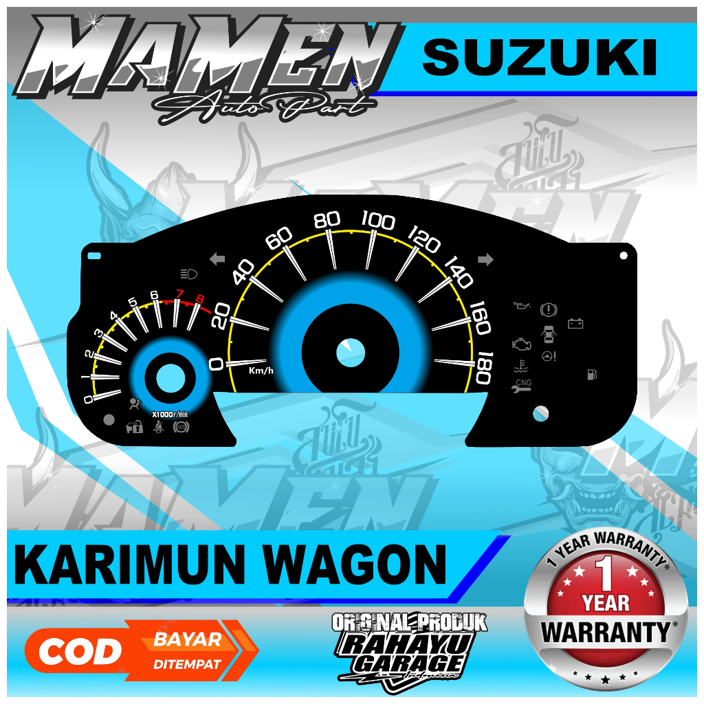 Suzuki KARIMUN WAGON CUSTOM SPEEDOMETER BOARD | Shopee Philippines
