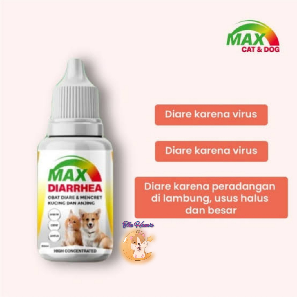 (The Ham's) MAX DIARRHEA Medicine For Cat Dog DIARRHEA Medication For
