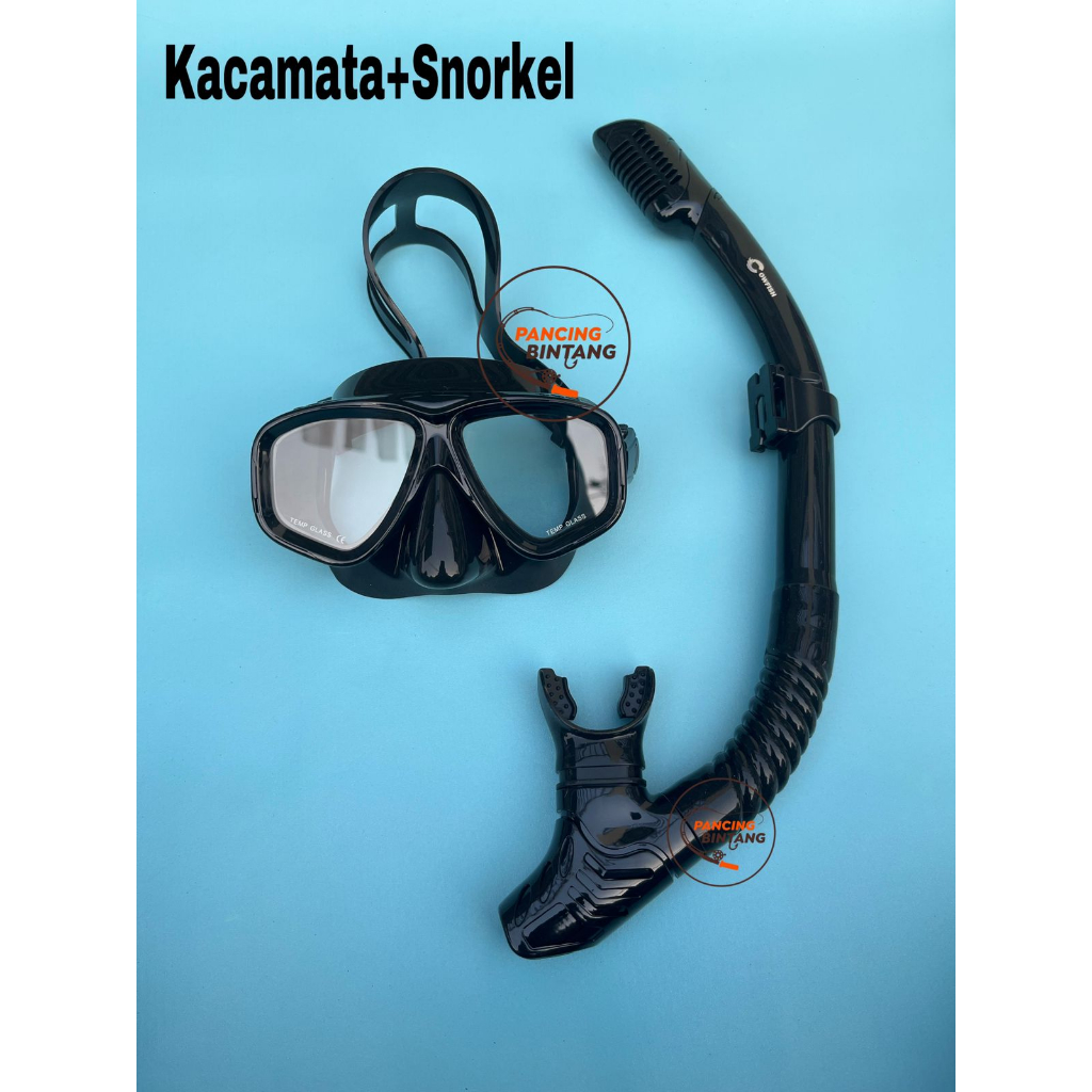 Snorkeling Diving Goggles And COWFISH Snorkel Breath Pipe Shopee