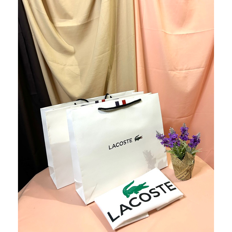 Paper bag shop lacoste