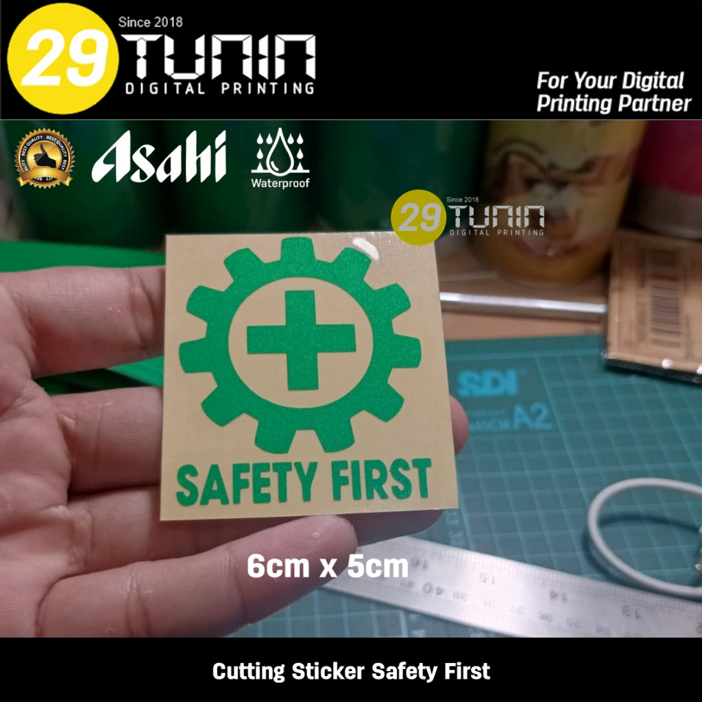 First safety cutting Sticker | Shopee Philippines