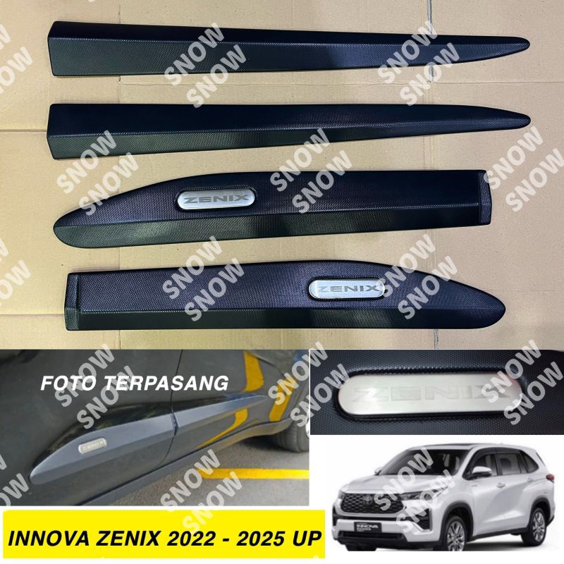 HITAM Innova Zenix 2022 2023 2024 2025 Black Doff Hubcap Side Car Body