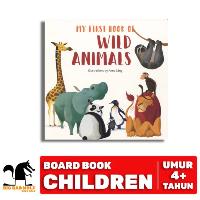 Bbw big bad wolf book my first book of wild animal | Shopee Philippines
