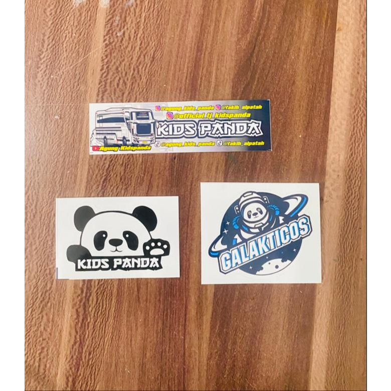 Sticker Kids Panda Original By Papi Agung | Shopee Philippines