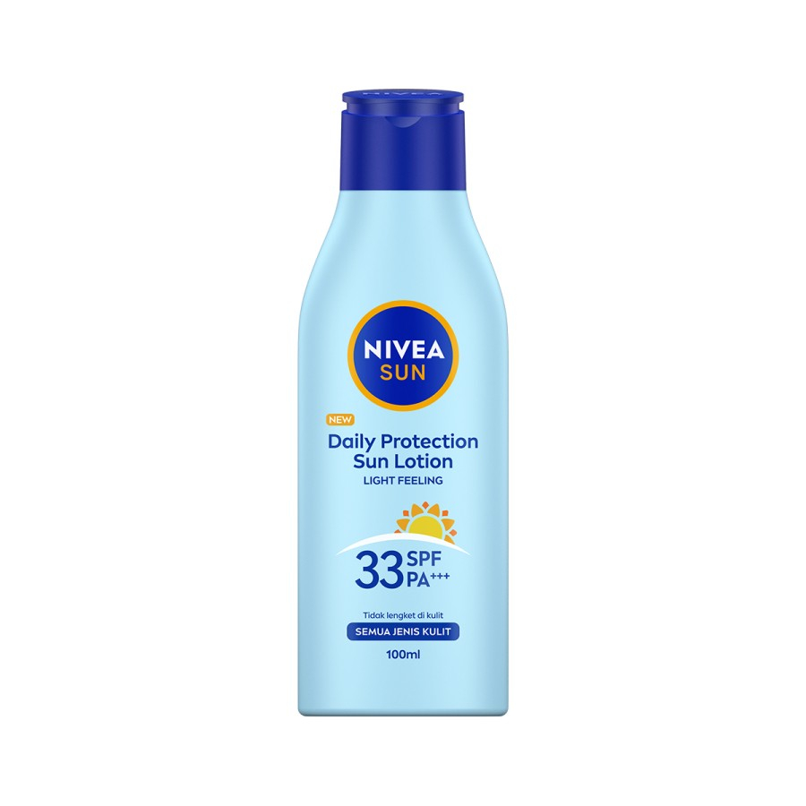 Nivea Daily Protect Sun Lotion SPF33 100ml Body Care From UV Shopee