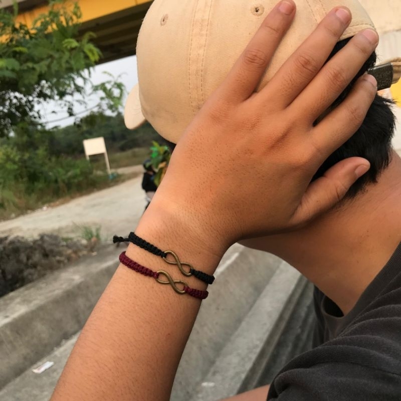 Simple Infinity Knitted Rope Bracelet | Shopee Philippines