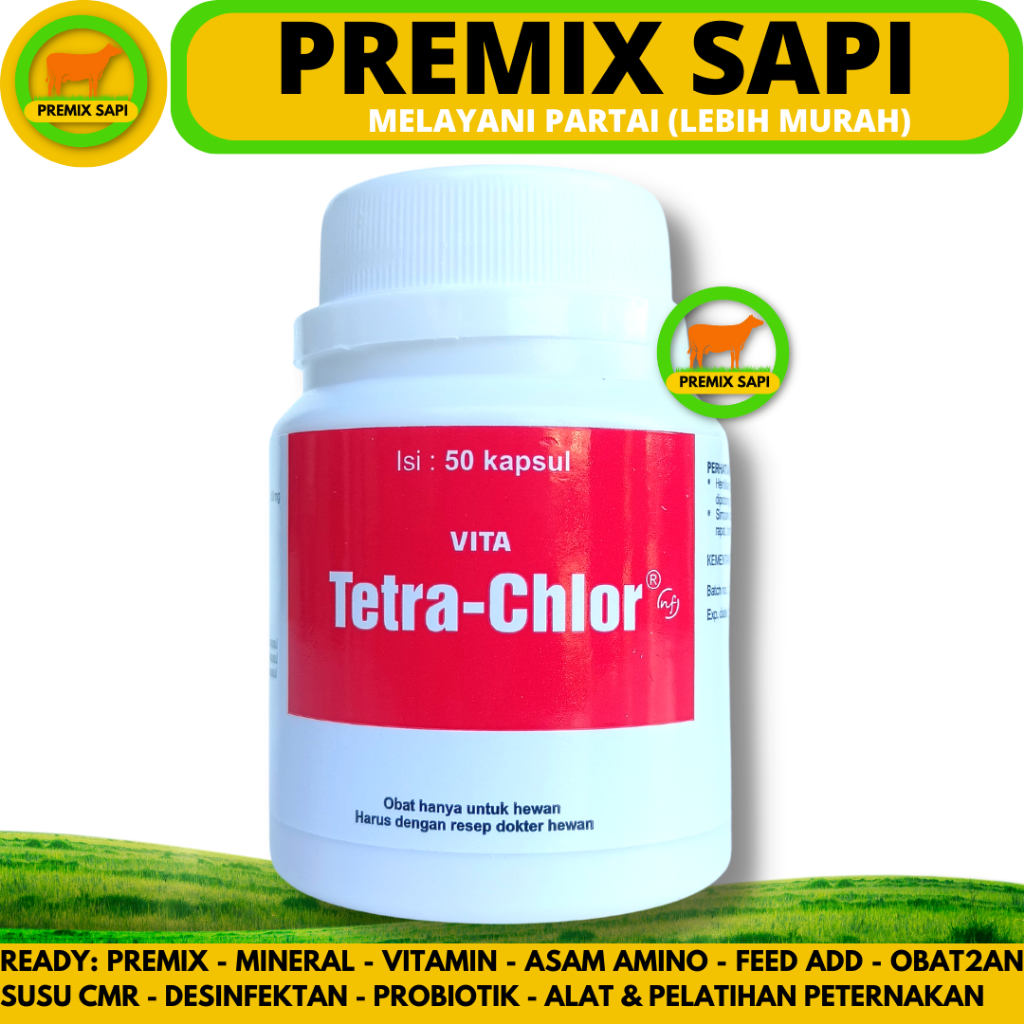 Vita Tetra Chlor 50 Capsules - Tetra Clor Tetra Chlor Chicken Medion ...