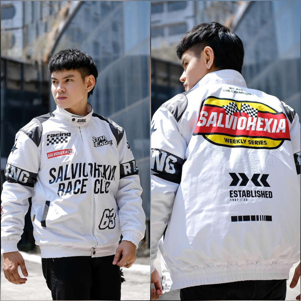 Vintage Nascar Jacket Original Salvio Hexia Motorcycle Jacket Windbreaker Jacket Shopee Philippines