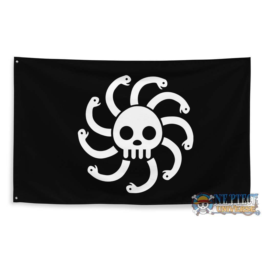 One Piece Jolly Roger Kuja Pirates Flag | Shopee Philippines