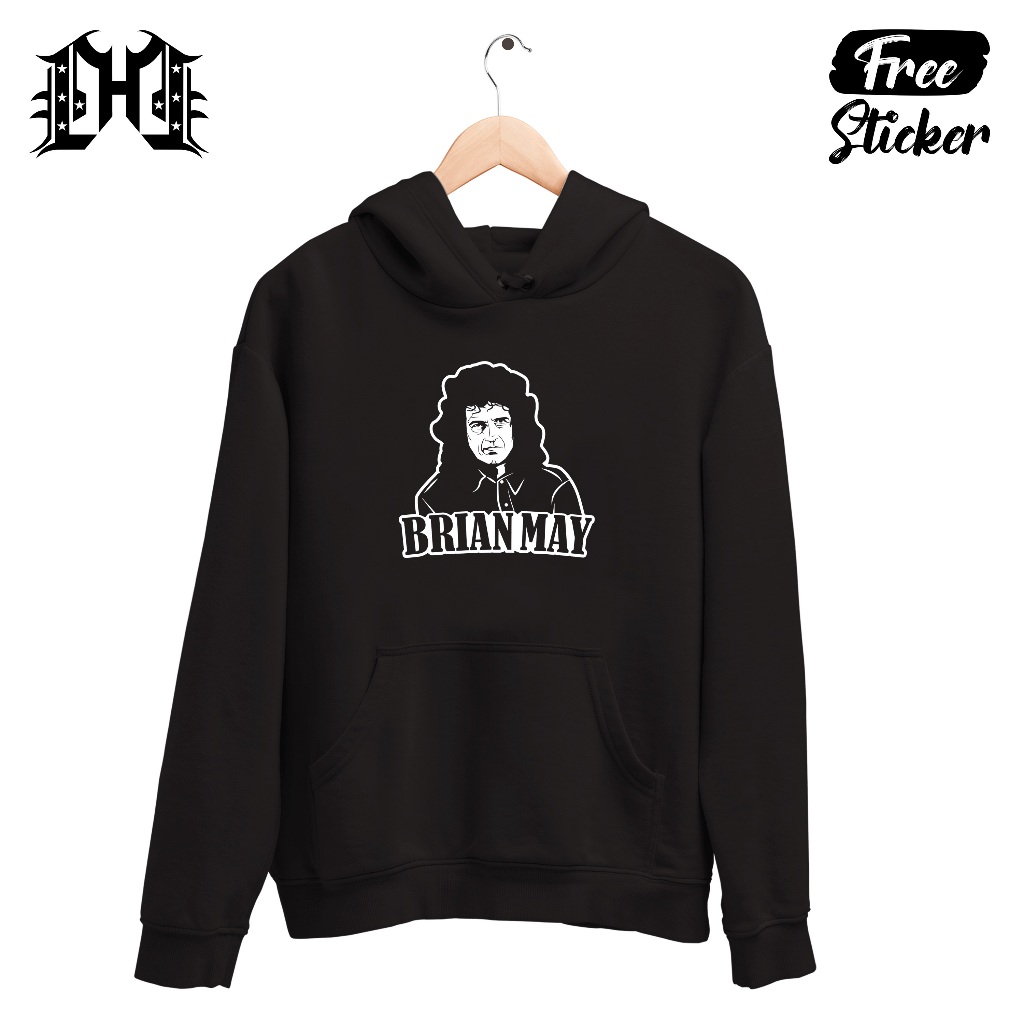 Hoodie Brian May Guitarist Queen Band | Shopee Philippines