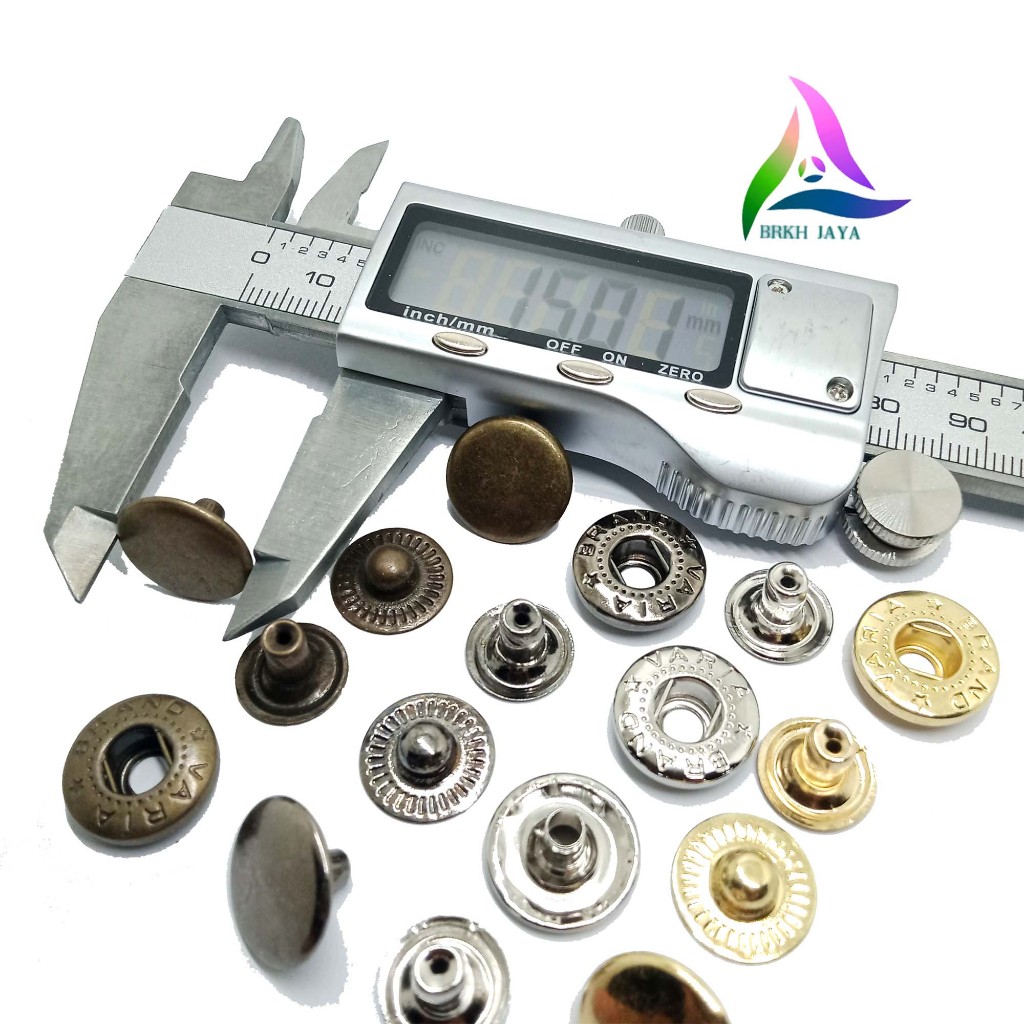15 mm Iron Snap Buttons Snap Button/s Snap Button/s (144 sets) | Shopee ...