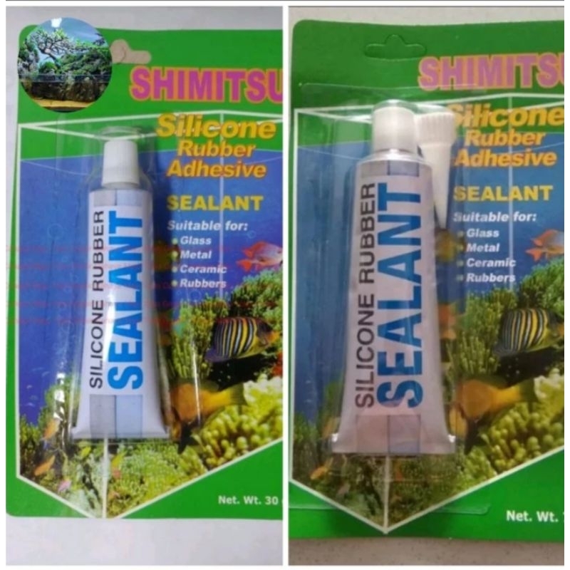 Shimitsu SILICONE SEALANT Glue 30gram 70gram Aquarium Glass Glue