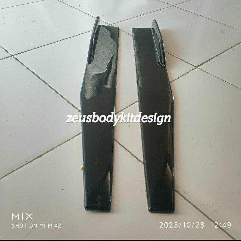 Side Skirt Car side lips bumper universal 75cm Shopee Philippines