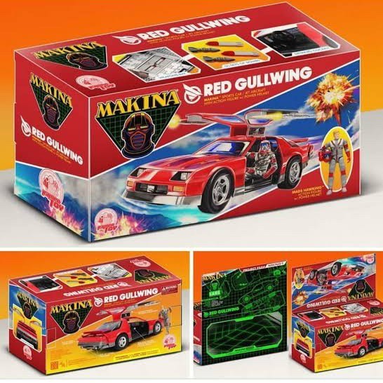 Red gullwing makina Aka Thunderhawk MASK | Shopee Philippines