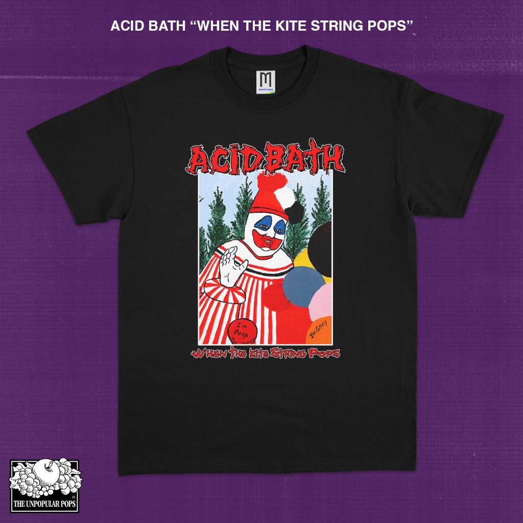 T-shirt Band Sludge Metal ACID BATH - When The Kite String Pops ...