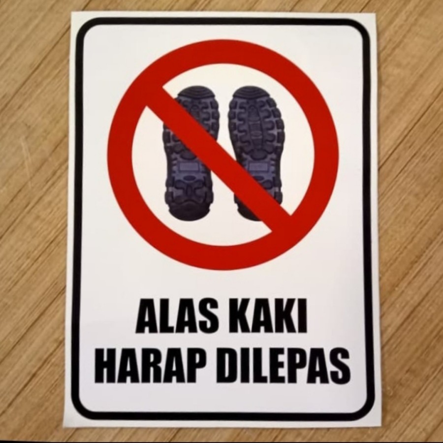 Sign STICKER Footrest Please remove size 15cm x 20cm | Shopee Philippines