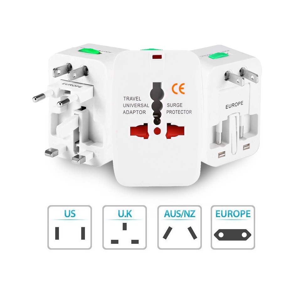 Travel Adapter Type Plugs Of Various Countries/Universal Adapter Multi