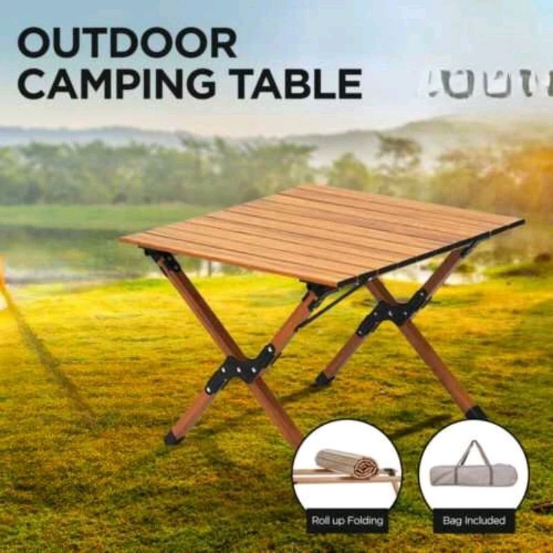 ShineTrip Portable Camping Folding Table Aluminum 90cm ST9 | Shopee ...