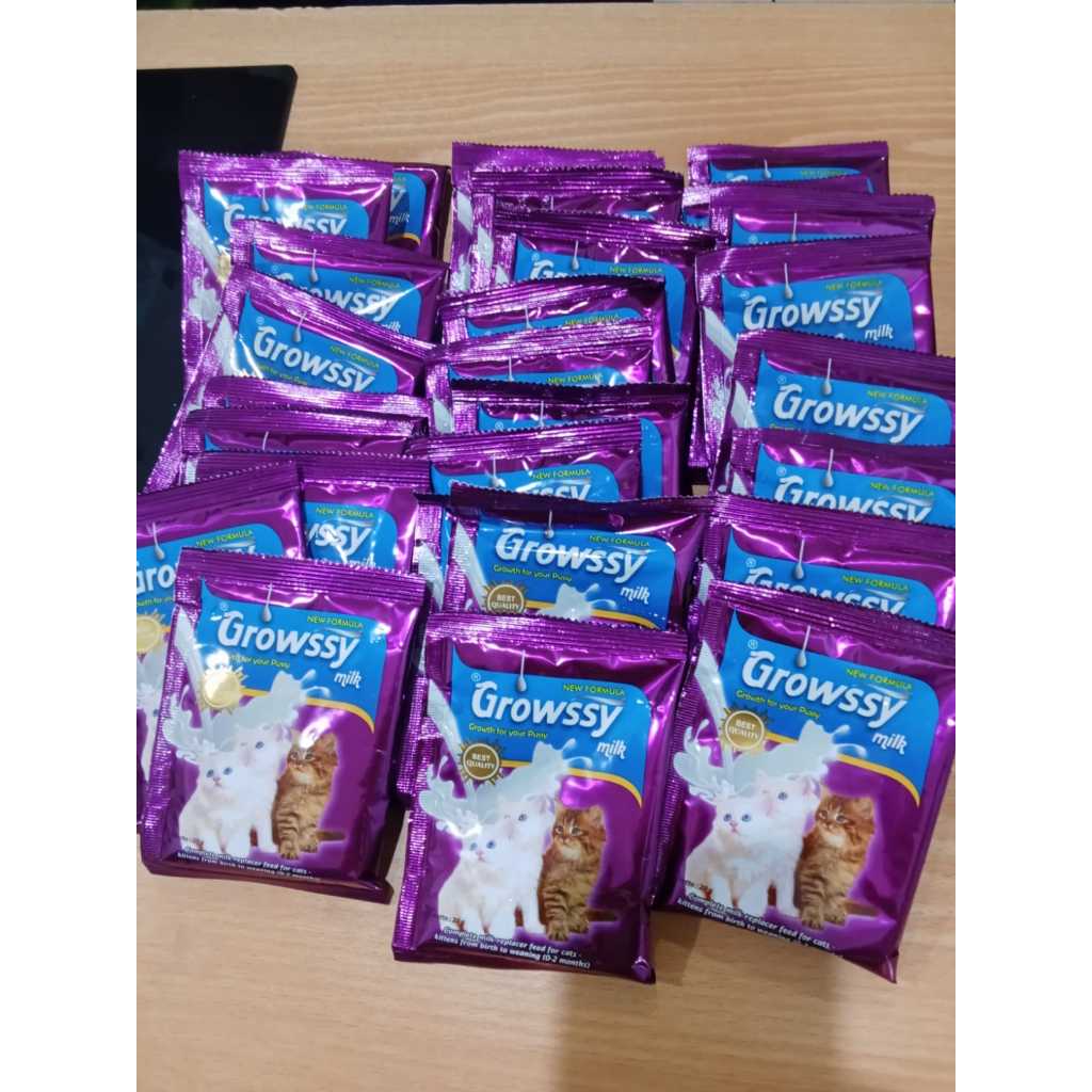 Growssy milk sachet Kitten milk 20gr | Shopee Philippines