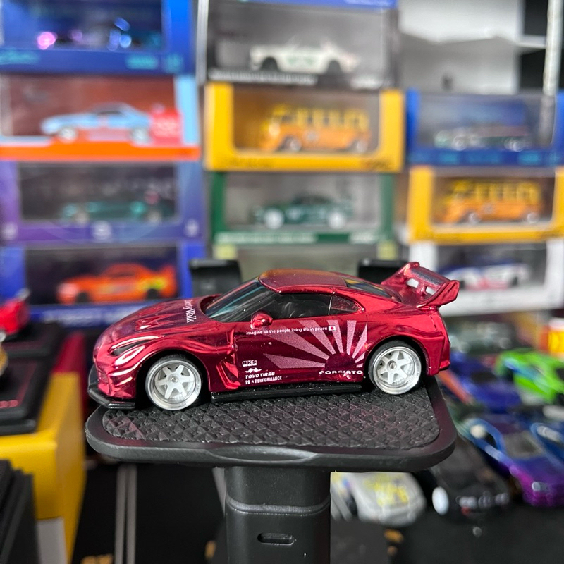 Hotwheels Custom Nissan GTR R35 LBWK Liberty Walk Chrome | Shopee ...