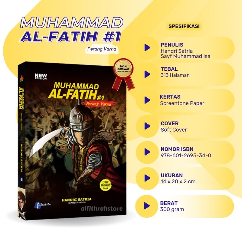 Al Fatih Comic Volume 1 ORI Al-Fatih Comic Volume 1 Original - Varna ...