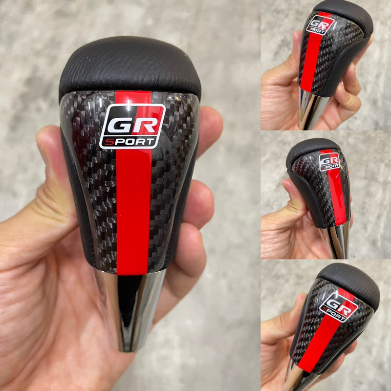 Gear KNOB SHIFT KNOB TOYOTA GR SPORT CARBON MATIC SIENTA INNOVA RUSH