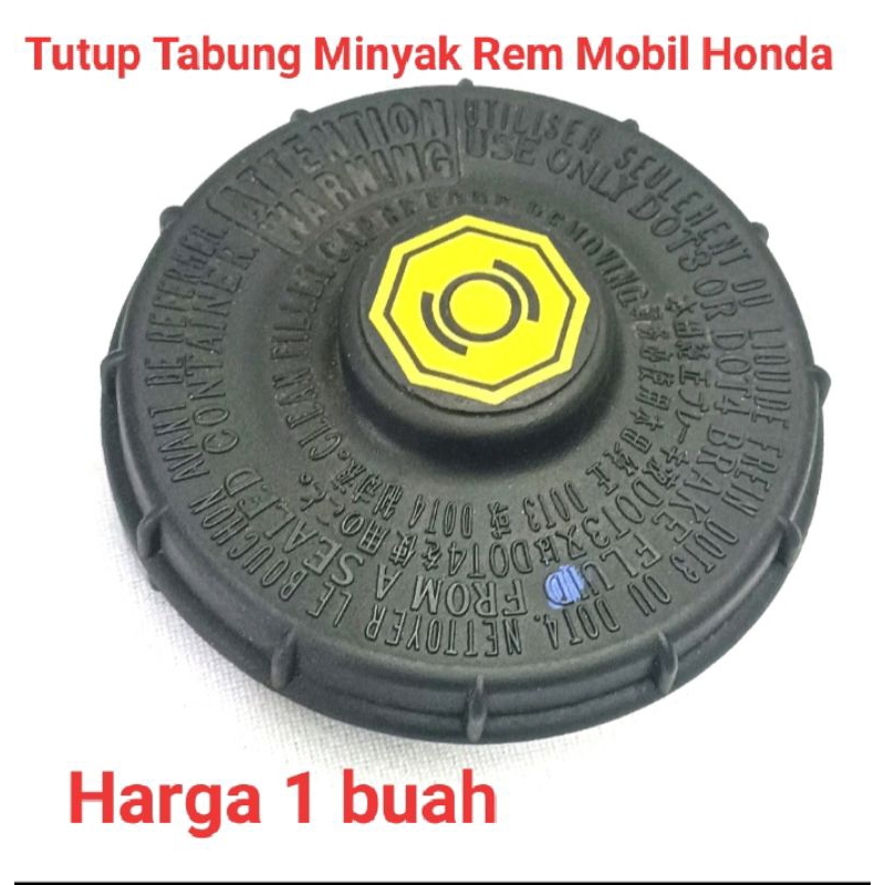 Honda JAZZ BRIO MOBILIO CIVIC HRV BRV CRV FREED ACCORD Original Car Brake Fluid Master Tube Cap
