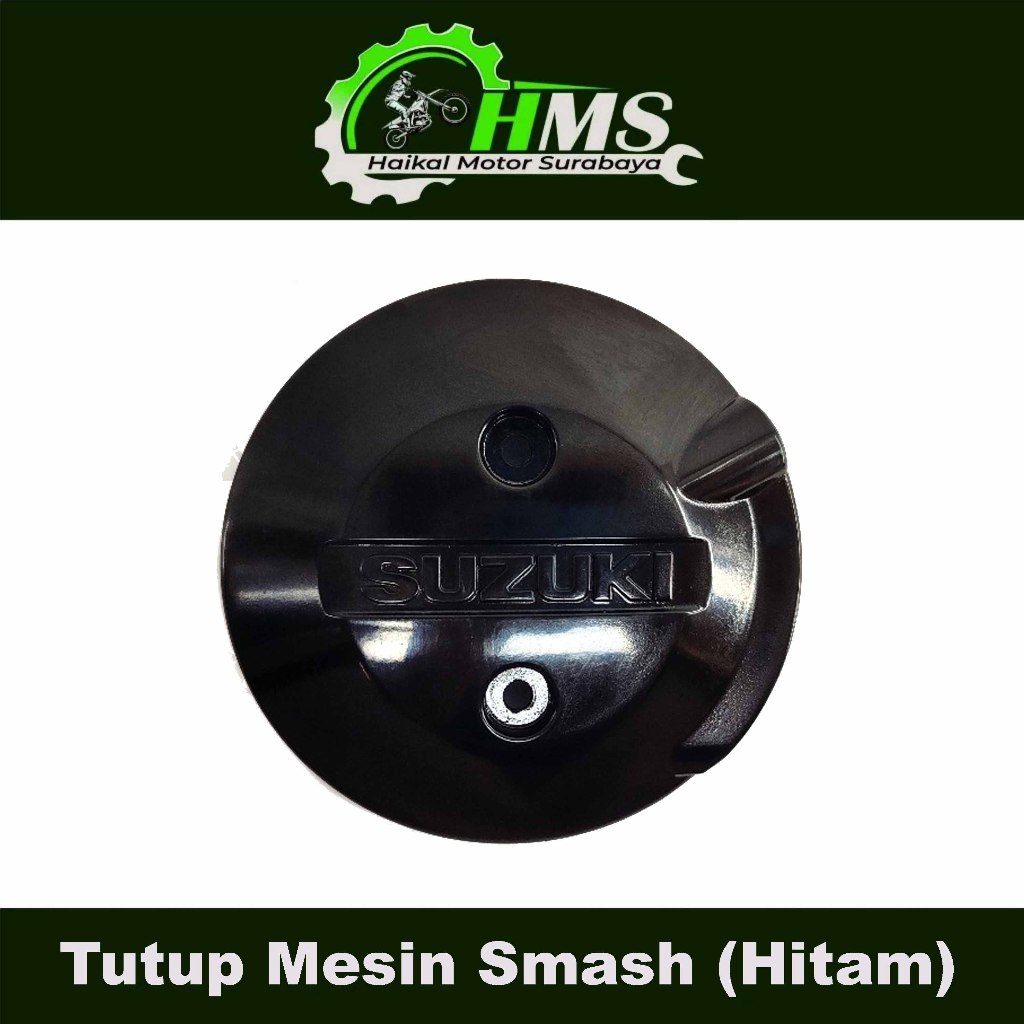 MESIN SUZUKI Smash Engine Cover (Black) - Clutch Engine Safety Shield ...