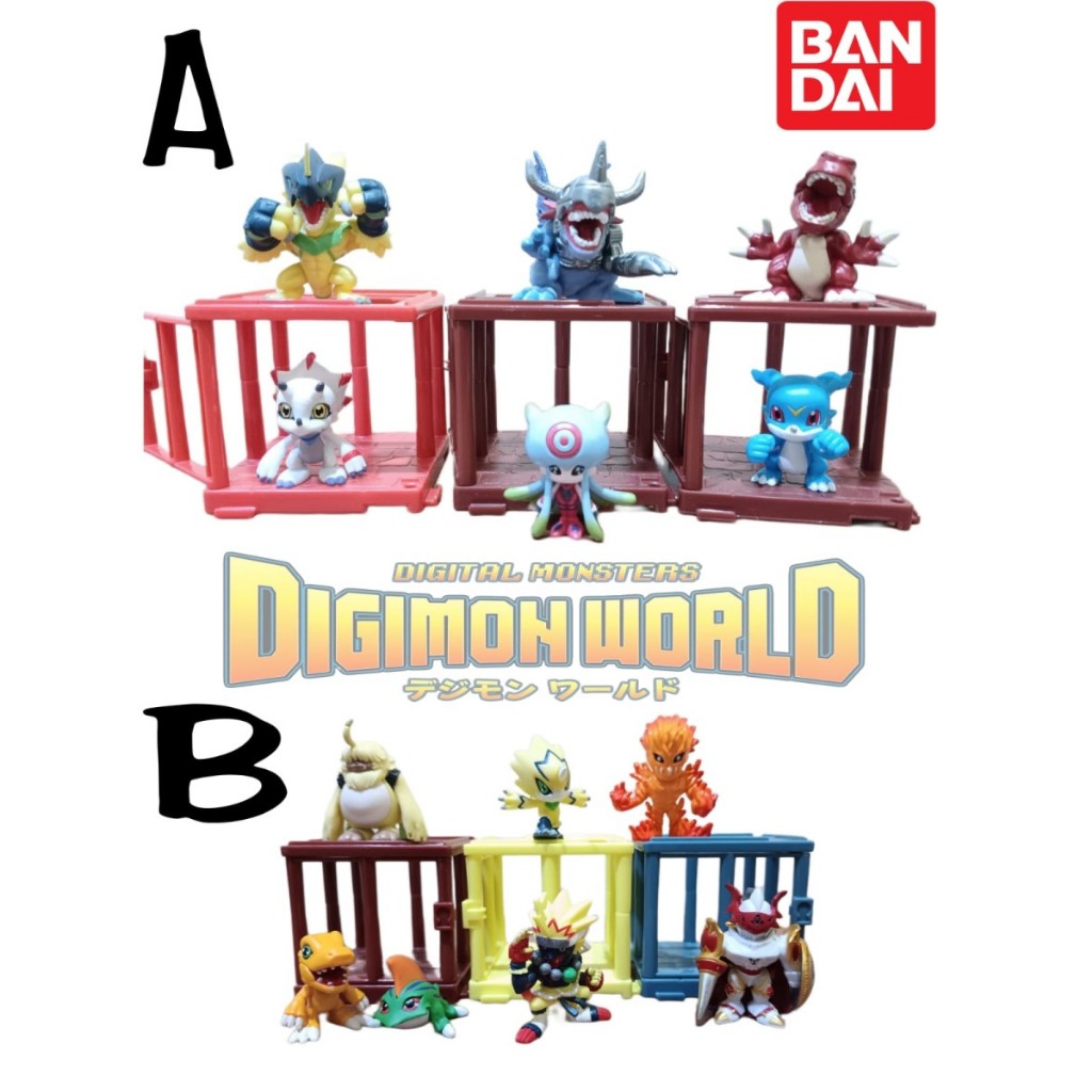 Bandai Action Figure/Display THE DIGIMON New Collection set of 6 ...