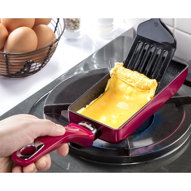 Tamagoyaki Pan Teflon Tamagoyaki Maker Mini Teflon NonStick Egg Roll