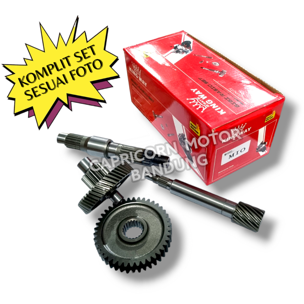 GEAR RATIO GARDAN SET MIO CARBON SOUL OLD SMILE SPORTY GEARBOX SUSUN ...