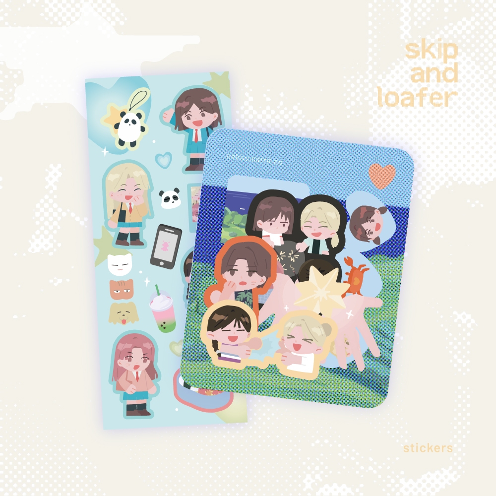 Skip and loafer stickers by nebac | Shopee Philippines