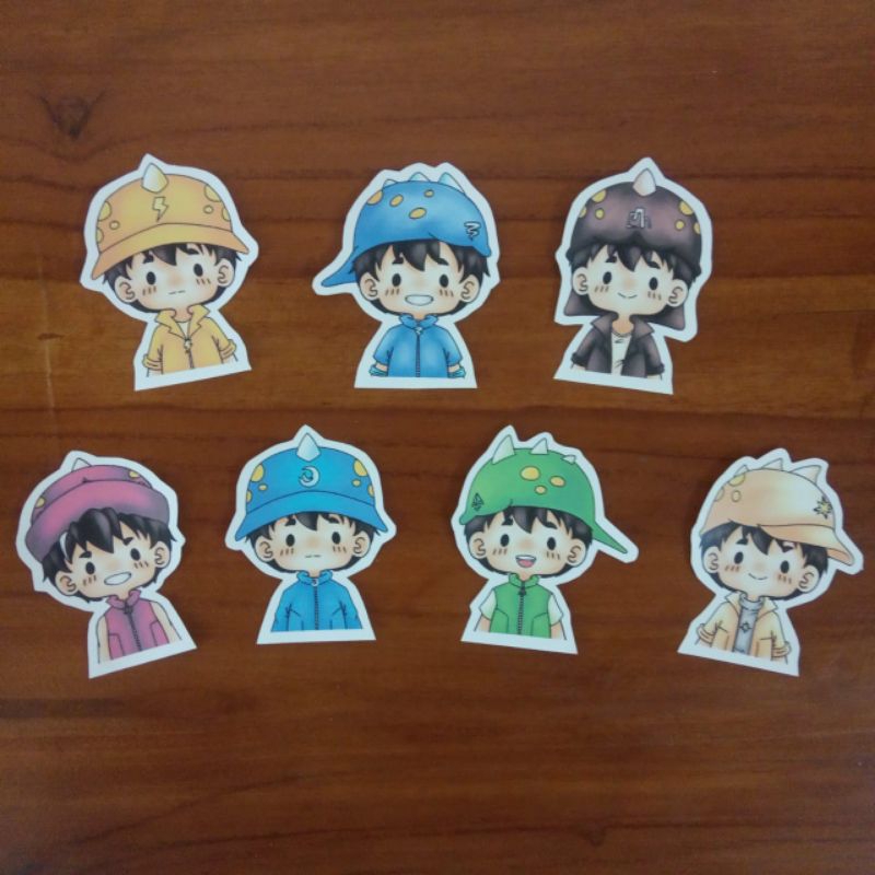 Aesthetic JOURNALING STICKER || Boboiboy Elemental level 1 Die Cut ...