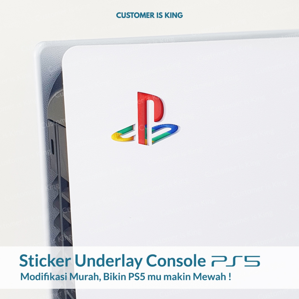PS5 FAT Playstation 5 Logo Underlay Decal Plate Console Skin PS 5 ...