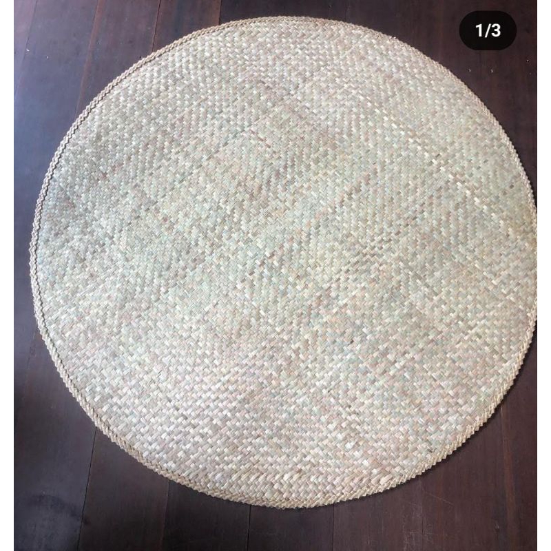 Round purun mat 110 cm | Shopee Philippines