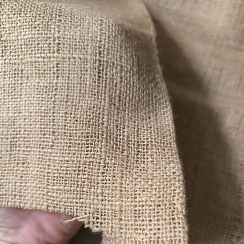 LOKAL Sack Cloth 50 x 100cm / Pineapple fiber cloth / local jute cloth ...
