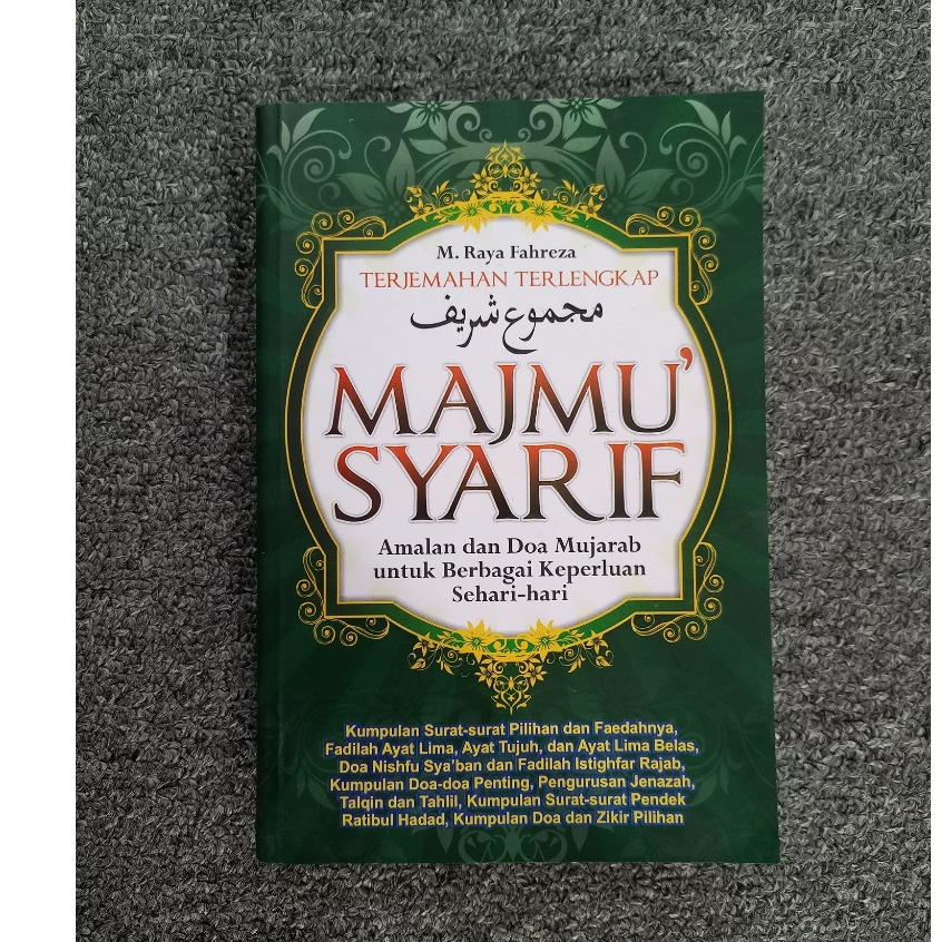 The Complete Translation Book Of Majmu'Syarif Amalan And Prayer For ...