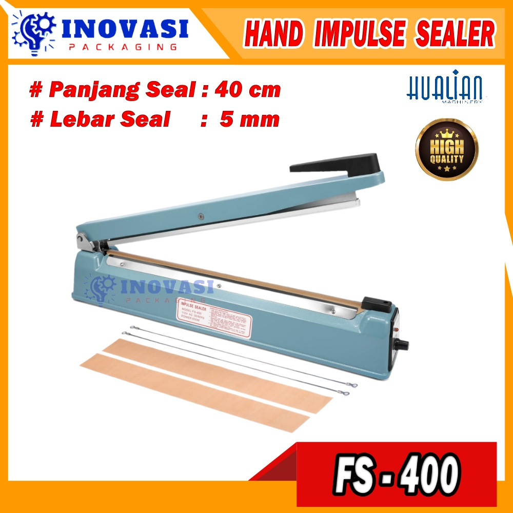 Mesin Hand Impulse Sealer Fs Plastic Adhesive Press Machine Mm