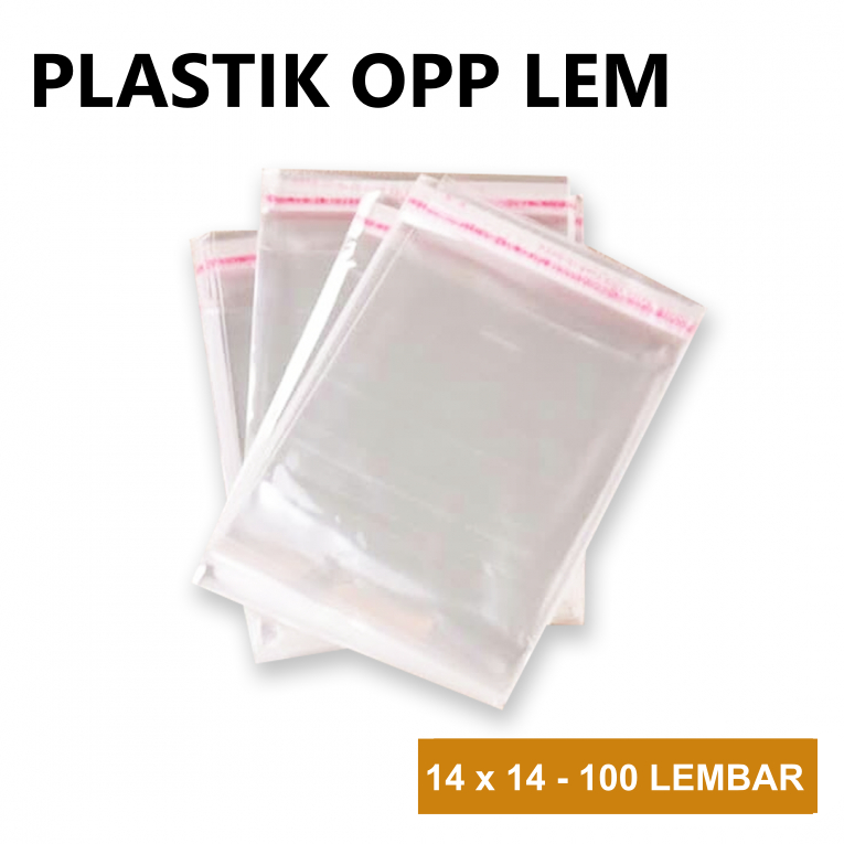 Aigootan - PLASTIC OPP GLUE 14x14 (100 PCS) - Bakery Invitation ...